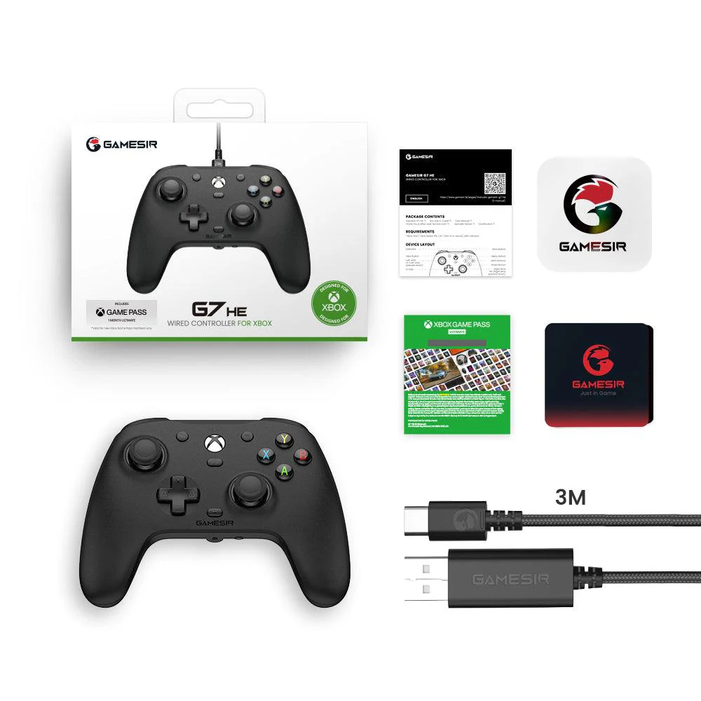 GameSir G7 HE Xbox Wired Controller - Black - Image 6
